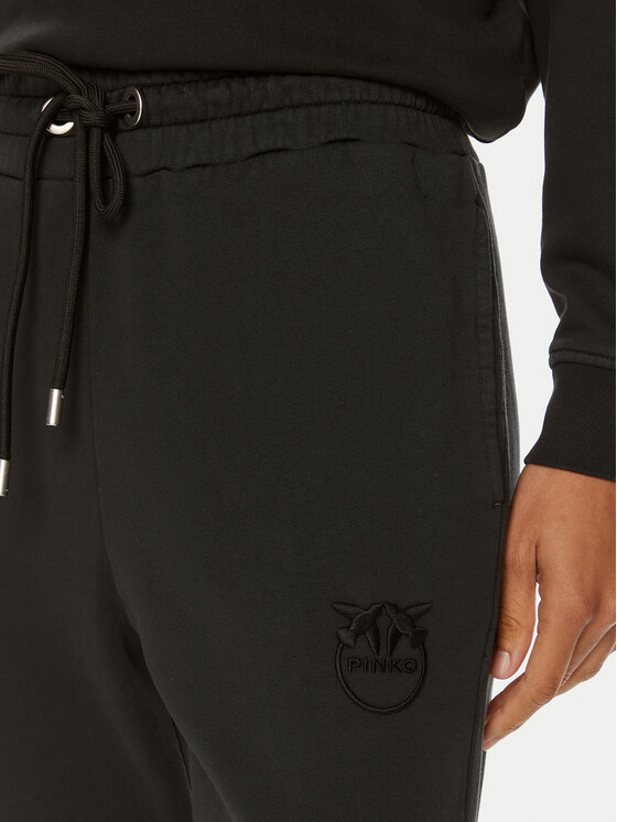 PINKO Pinko Παντελόνι φόρμας Carico 100371 A21P Μαύρο Regular Fit