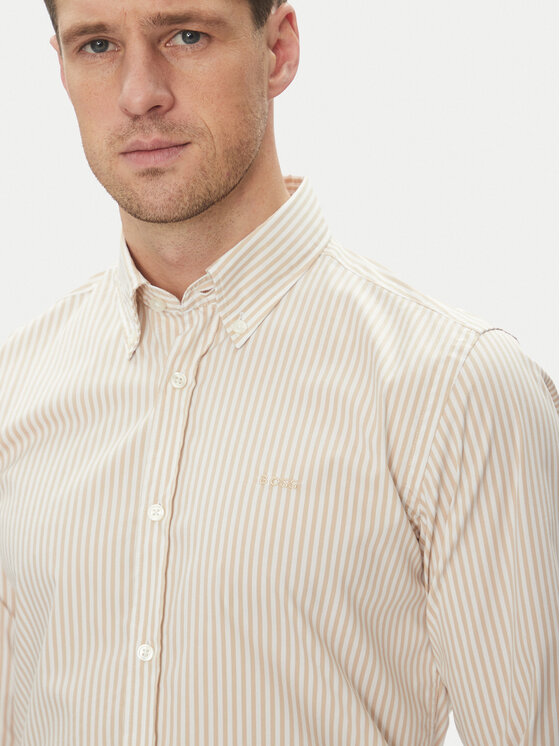 BOSS BOSS Särk H-Roan-Bd-E-C1-243 50520285 Beež Slim Fit