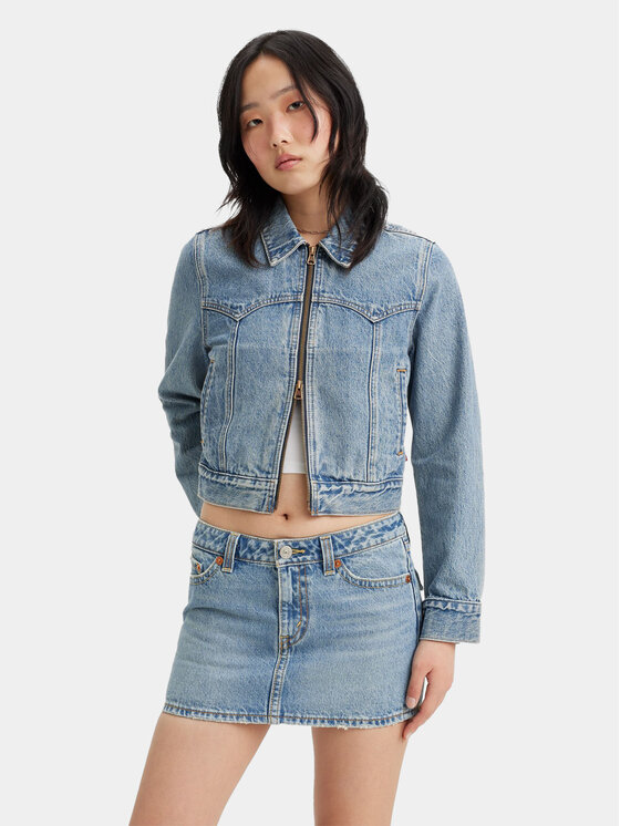Levi's® Levi's® Džinsinė striukė A6048-0002 Mėlyna Regular Fit