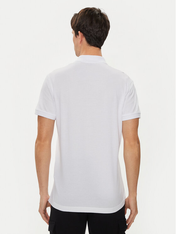 EA7 Emporio Armani EA7 Emporio Armani Тениска с яка и копчета 3DPF02 PJ5AZ 1100 Бял Regular Fit