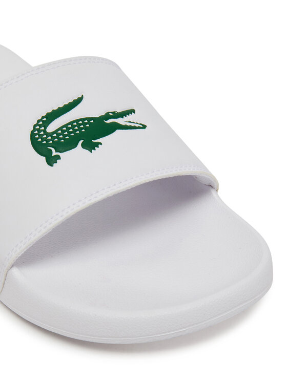Lacoste Lacoste Şlapi Serve Sliders 7-49CMA0041 Alb