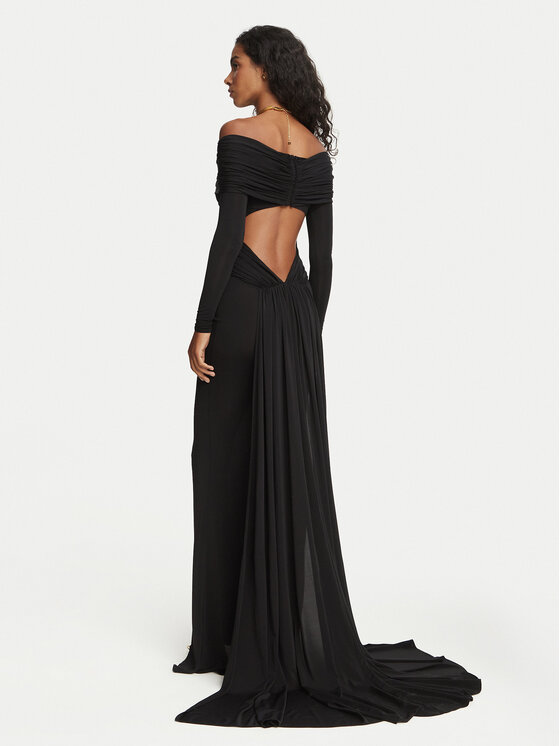 Elisabetta Franchi Elisabetta Franchi Abendkleid AB-R26-67E2 Schwarz Fitted Fit