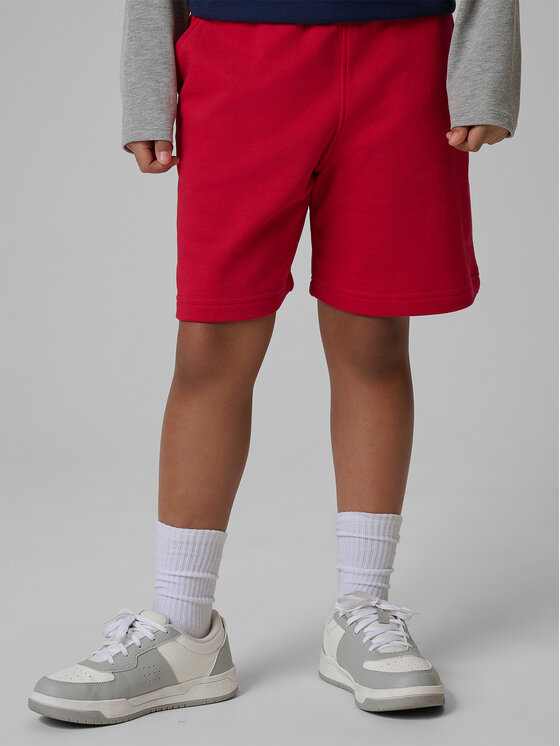 4F 4F Szorty sportowe BASIC+ Czerwony Regular Fit