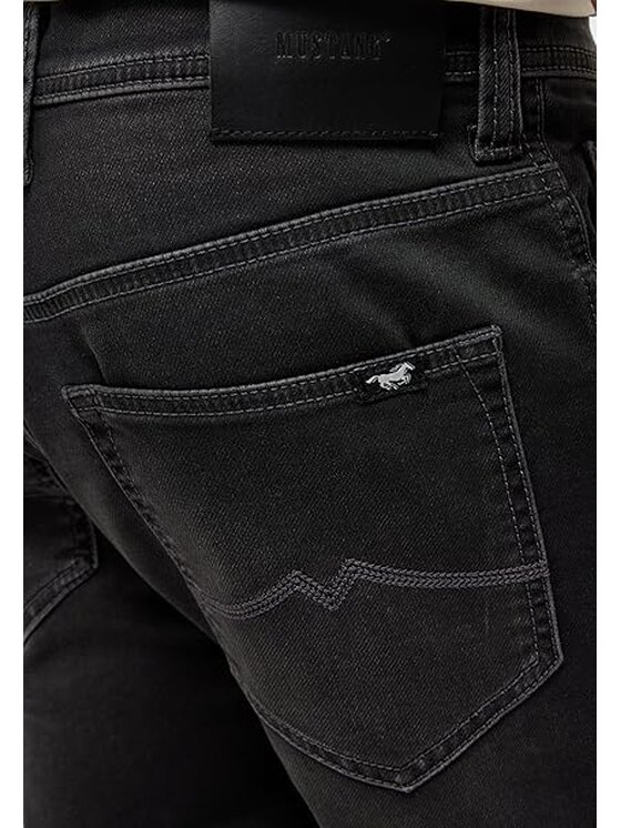 Mustang Mustang Jeansy OREGON SLIM Czarny Slim Fit