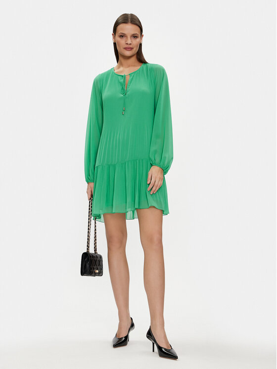 Liu Jo Liu Jo Vsakodnevna obleka MA4106 T5975 Zelena Regular Fit