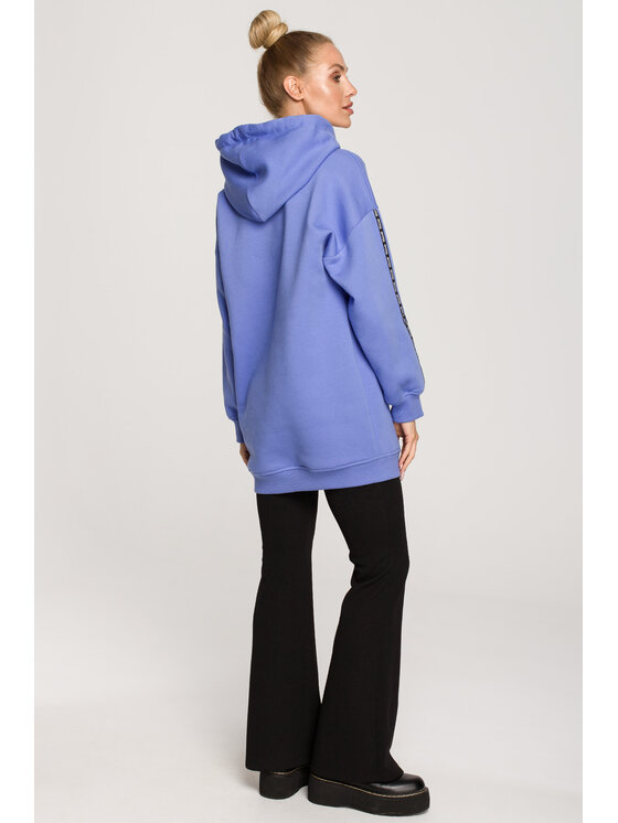 Made of Emotion Made of Emotion Bluza M696 Fioletowy Active Fit
