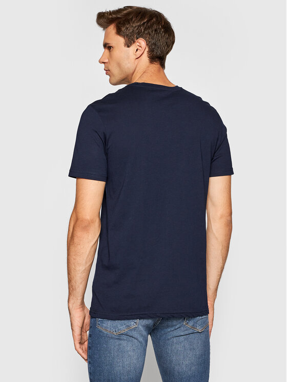 United Colors Of Benetton United Colors Of Benetton Majica 3U53J1F15 Mornarsko modra Regular Fit
