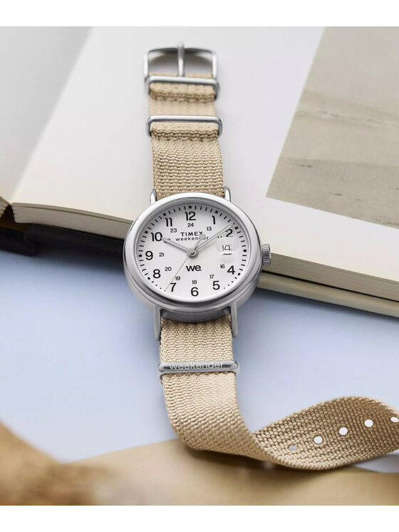 Timex Timex Ρολόι TW2Y09100 Μπεζ