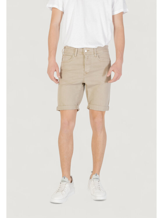 REPLAY REPLAY Kąpielówki MA981Y.000.8488780 Zielony Bermuda Fit