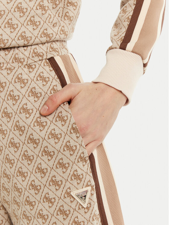 Guess Guess Pantaloni da tuta V5RB03 KCO90 Beige Regular Fit