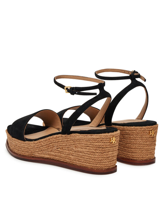 LAUREN RALPH LAUREN LAUREN RALPH LAUREN Espadrilles Leona 802920421001 Fekete