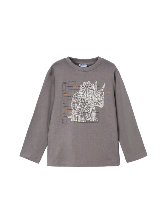 Mayoral Mayoral Bluzka 4088 Szary Regular Fit