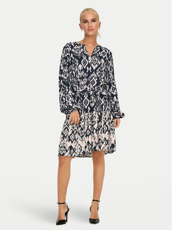 JDY JDY Poletna obleka Tiger 15344999 Črna Regular Fit