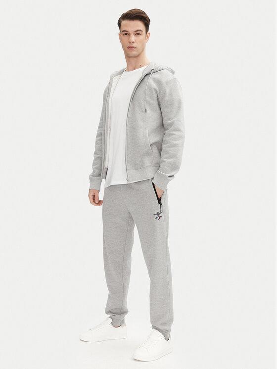 Aeronautica Militare Aeronautica Militare Долнище анцуг 251PF965F581 Сив Regular Fit