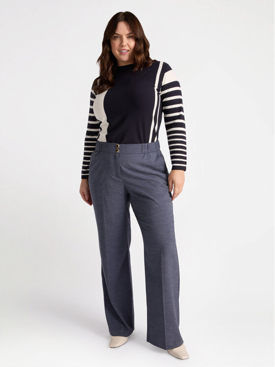 Fiorella Rubino Fiorella Rubino Spodnie materiałowe P102T004741N034 Niebieski Slim Fit