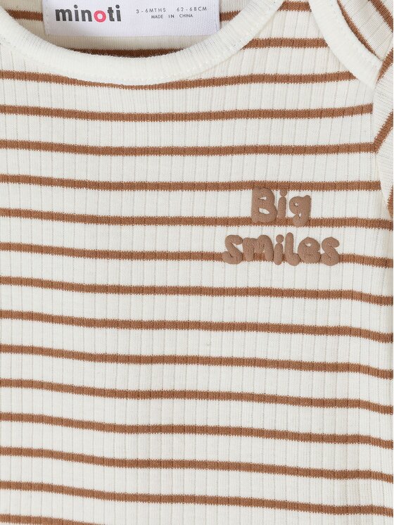 minoti minoti Body 28BABYRIB26 Szary Regular Fit