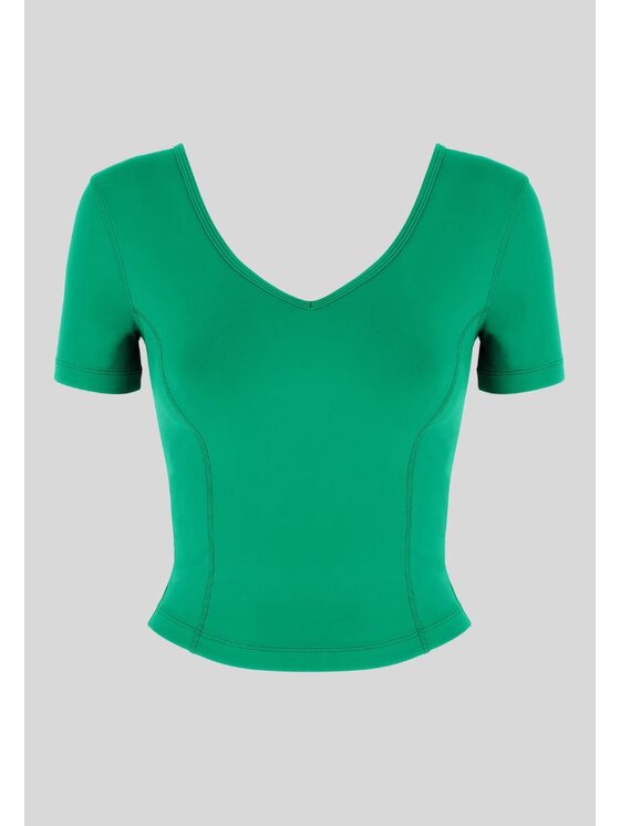 Guess Guess Maglietta tecnica V3GP04MC04Z Verde Active Fit