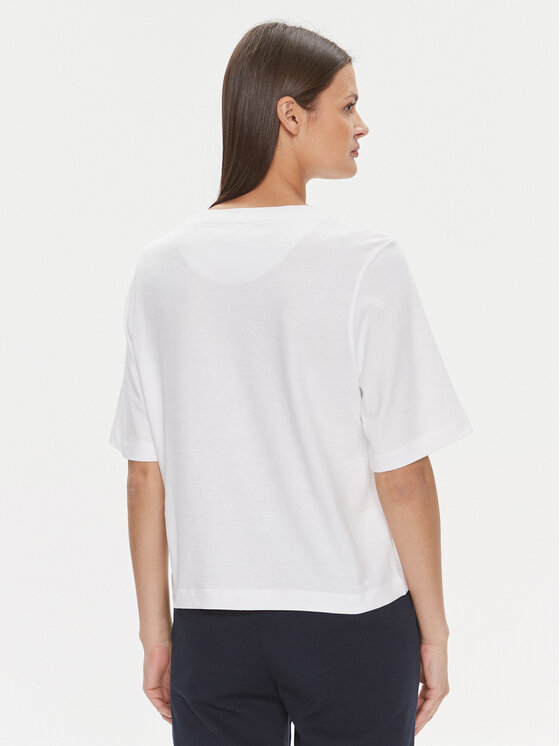 United Colors Of Benetton United Colors Of Benetton T-Shirt 3BL0E17G5 Biały Boxy Fit