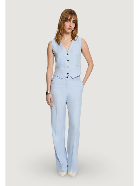 Morgan Morgan Παντελόνι υφασμάτινο 261-PTYA.F Ανοιχτό μπλε Regular Fit