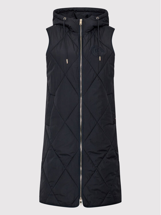 Tommy Hilfiger Tommy Hilfiger Γιλέκο Sorona WW0WW35096 Σκούρο μπλε Relaxed Fit