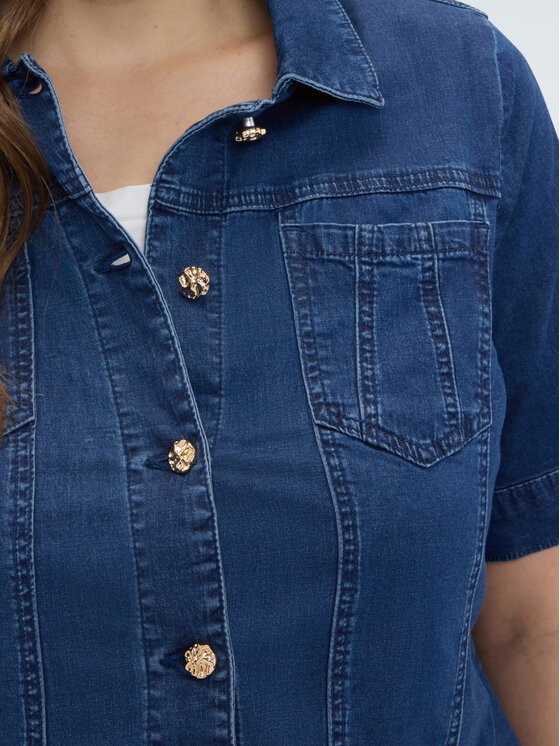 Fiorella Rubino Fiorella Rubino Giacca di transizione R404T001306N034 Blu Regular Fit