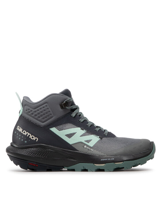 Salomon Trekingová obuv Outpulse Mid Gtx W GORE-TEX 470672 20 V0 Sivá
