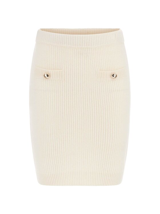 Guess Guess Spódnica 169067 Biały Classic Fit