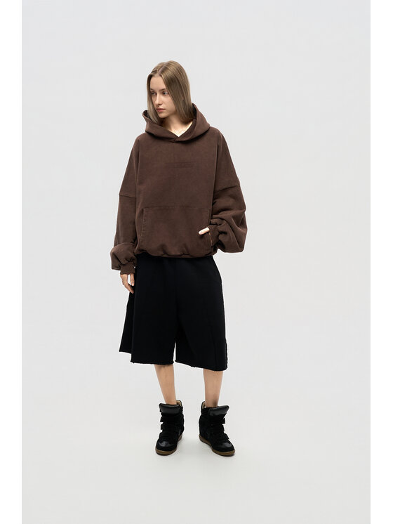 2005 2005 Bluza Core Brązowy Oversize