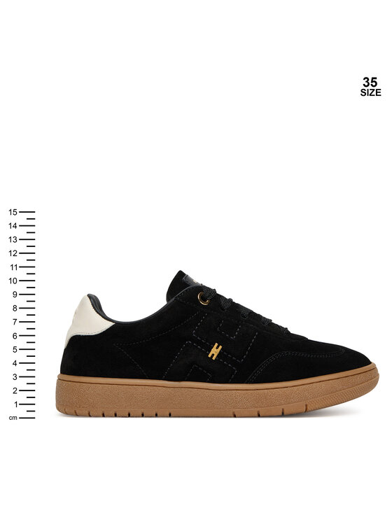 Elisabetta Franchi Elisabetta Franchi Sneakersy Low Cut Lace Up F4A9-E0340-0071 D Černá
