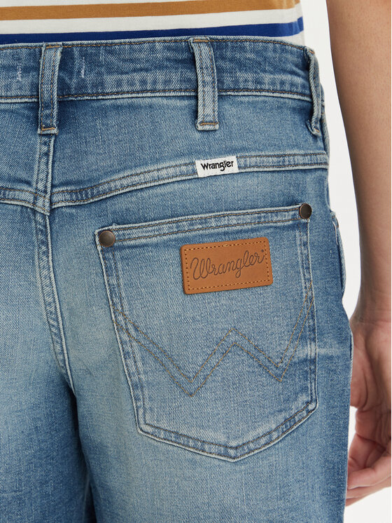 Wrangler Wrangler Džínsové šortky 112351036 Modrá Boyfriend Fit