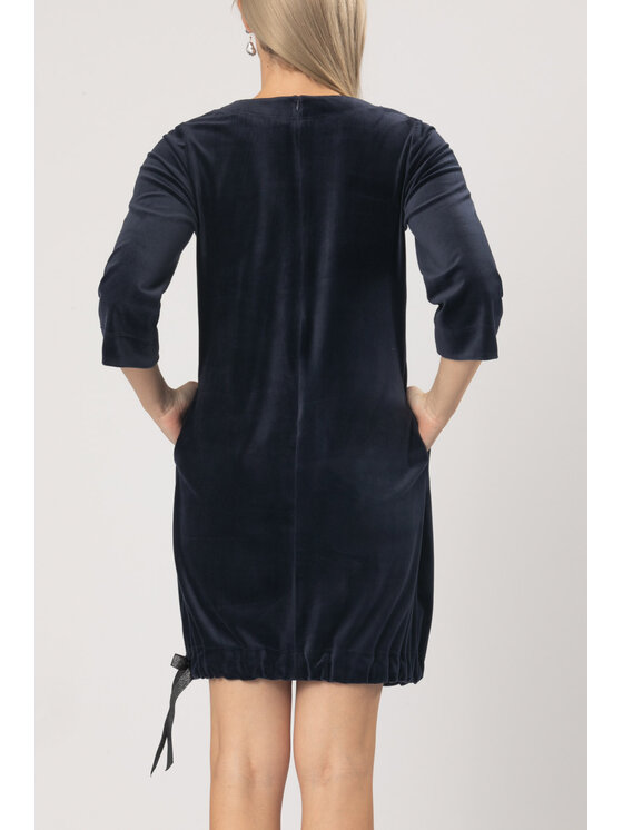 QUIOSQUE QUIOSQUE Každodenné šaty 13-D-4166 Tmavomodrá Regular Fit