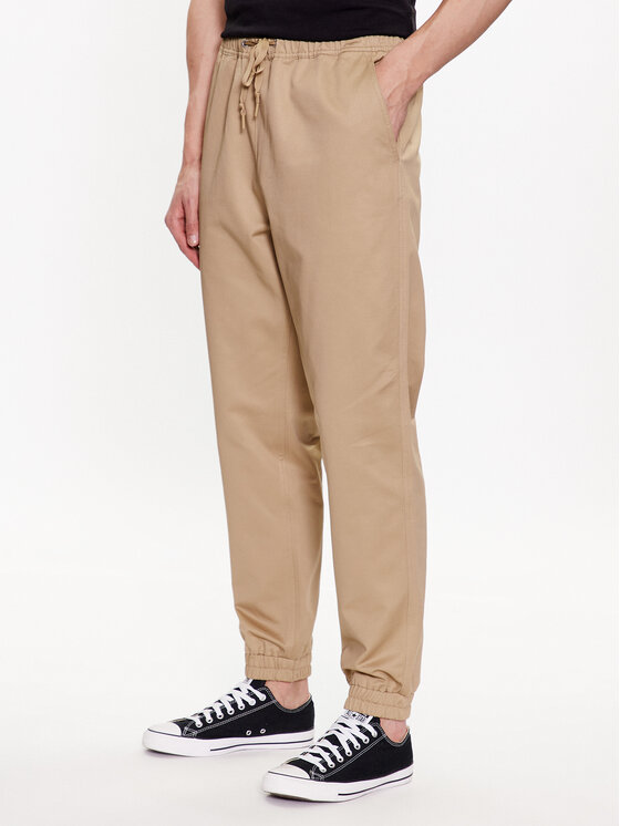 Converse Converse Joggers kalhoty Star Chevron 10024606-A02 Béžová Regular Fit