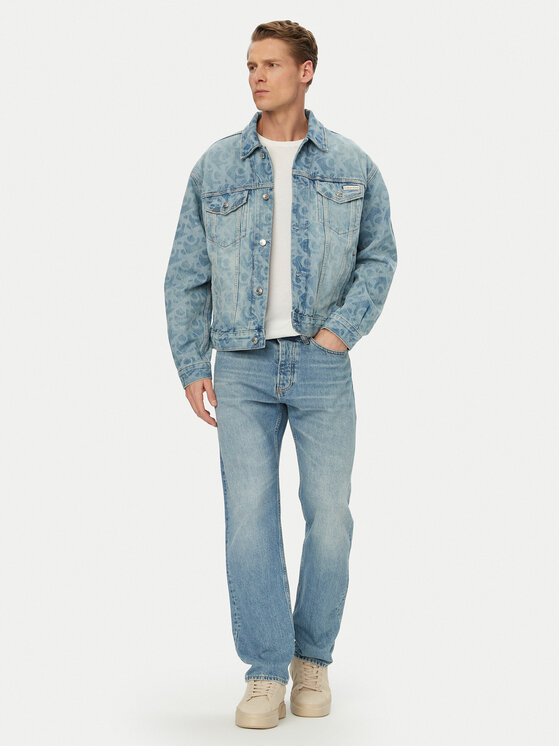 Calvin Klein Jeans Calvin Klein Jeans Traper jakna LV04RG764G Plava Regular Fit