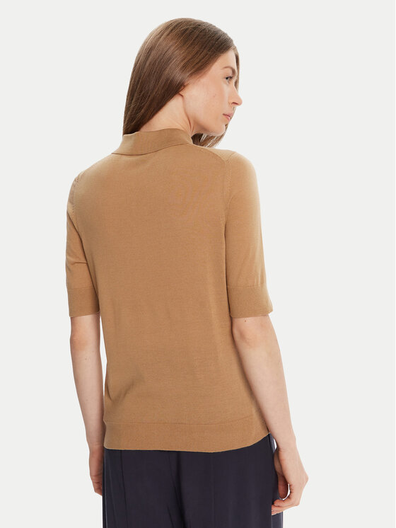BOSS BOSS Пуловер Fidenka 50545015 Бежов Regular Fit