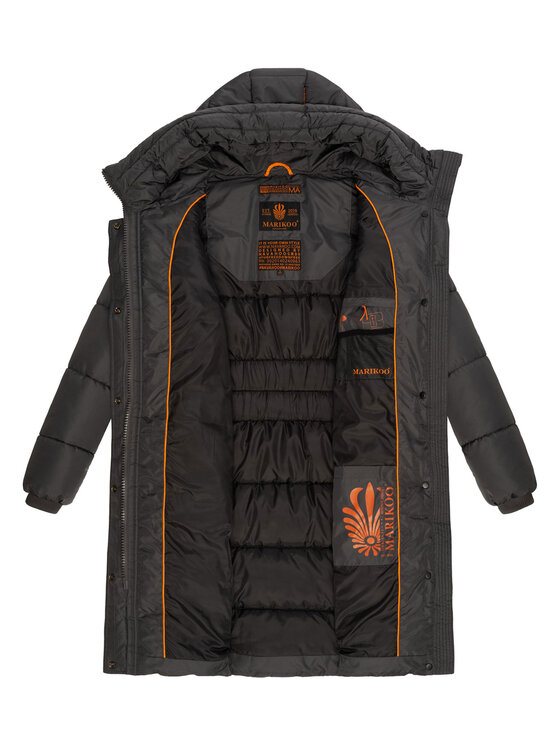 Marikoo Marikoo Kurtka zimowa Yuikoo Czarny Regular Fit