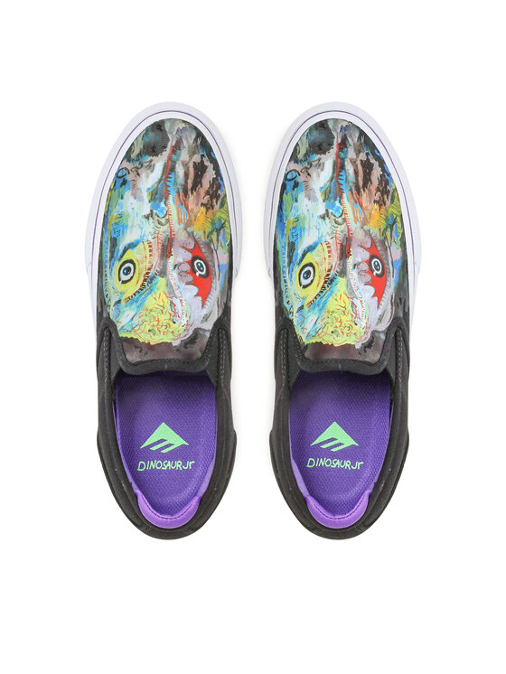 Emerica Emerica Tenisky Wino G6 Slip-On X Dinosaur Jr. 6107000253 Čierna