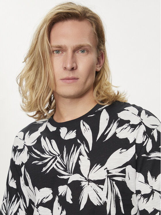 Jack&Jones Jack&Jones Marškinėliai Jjejeff 12249329 Juoda Relaxed Fit