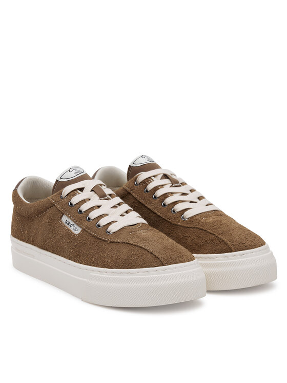S.W.C Stepney Workers Club S.W.C Stepney Workers Club Tenis superge Dellow 02 Cup Suede YA22205 Rjava