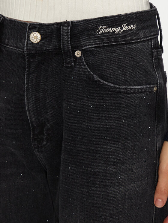 Tommy Jeans Tommy Jeans Džínsy Betsy DW0DW19739 Čierna Wide Leg
