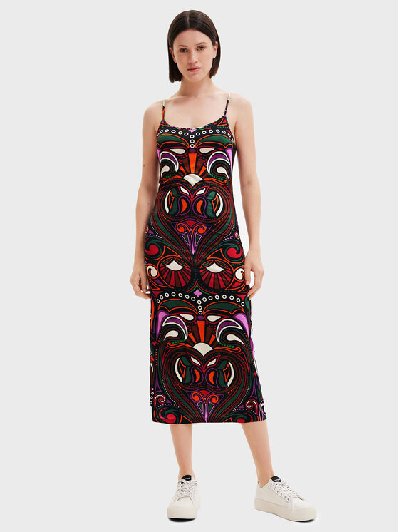 Desigual Desigual Igapäevane kleit Marca 22WWVK23 Värviline Slim Fit