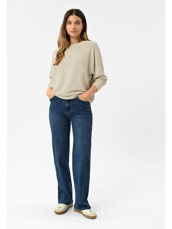 Volcano Volcano Bluza B-MINK Beżowy Regular Fit