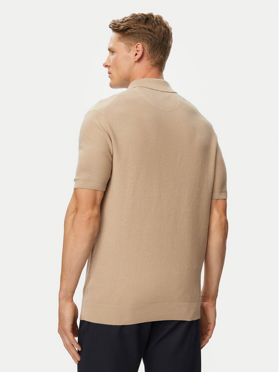 Beverly Hills Polo Club Beverly Hills Polo Club Polo P-SS26M-M7280BEI Μπεζ Regular Fit