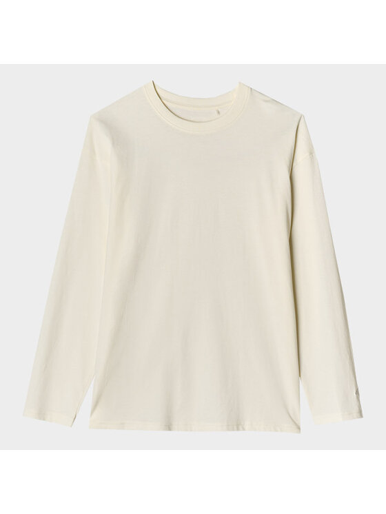 4F 4F Longsleeve 4FWAW24TLONU317 Beżowy Oversize