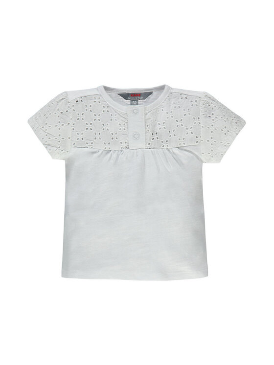 Kanz Kanz T-Shirt 1832141-1000 Biały Basic Fit
