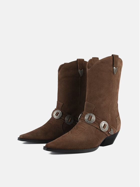 L37 L37 Stivaletti CAST IN STEEL Marrone