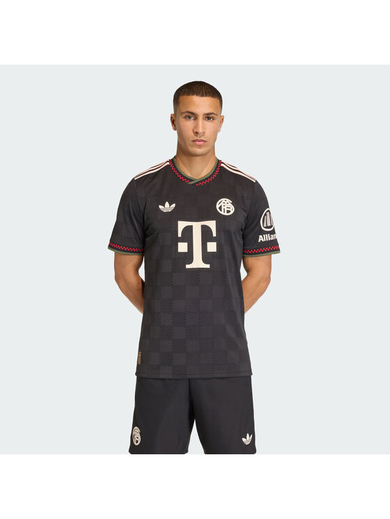 adidas adidas Koszulka techniczna FC Bayern Czarny Slim Fit