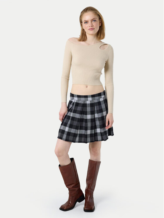 Noisy May Noisy May Мини пола Ebba 27031442 Сив Regular Fit