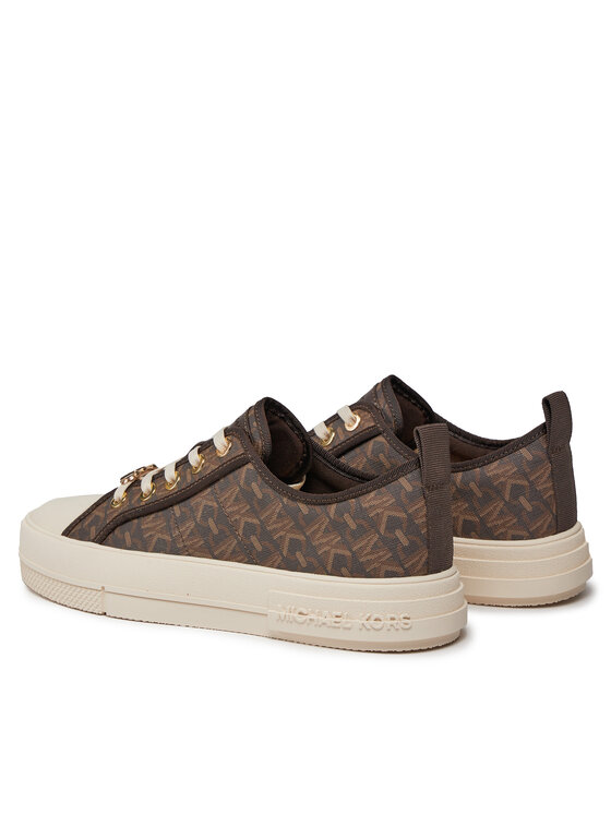 MICHAEL Michael Kors MICHAEL Michael Kors Tenisice Evy Lace Up 43H3EYFS1B Smeđa