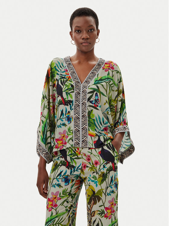 LOLA CASADEMUNT LOLA CASADEMUNT Блуза LS2515030 Цветен Relaxed Fit