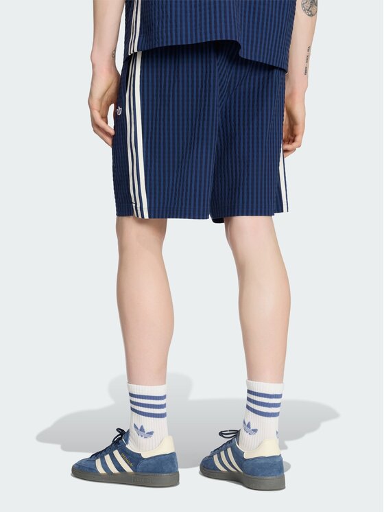 adidas adidas Szorty materiałowe 167902 Granatowy Regular Fit